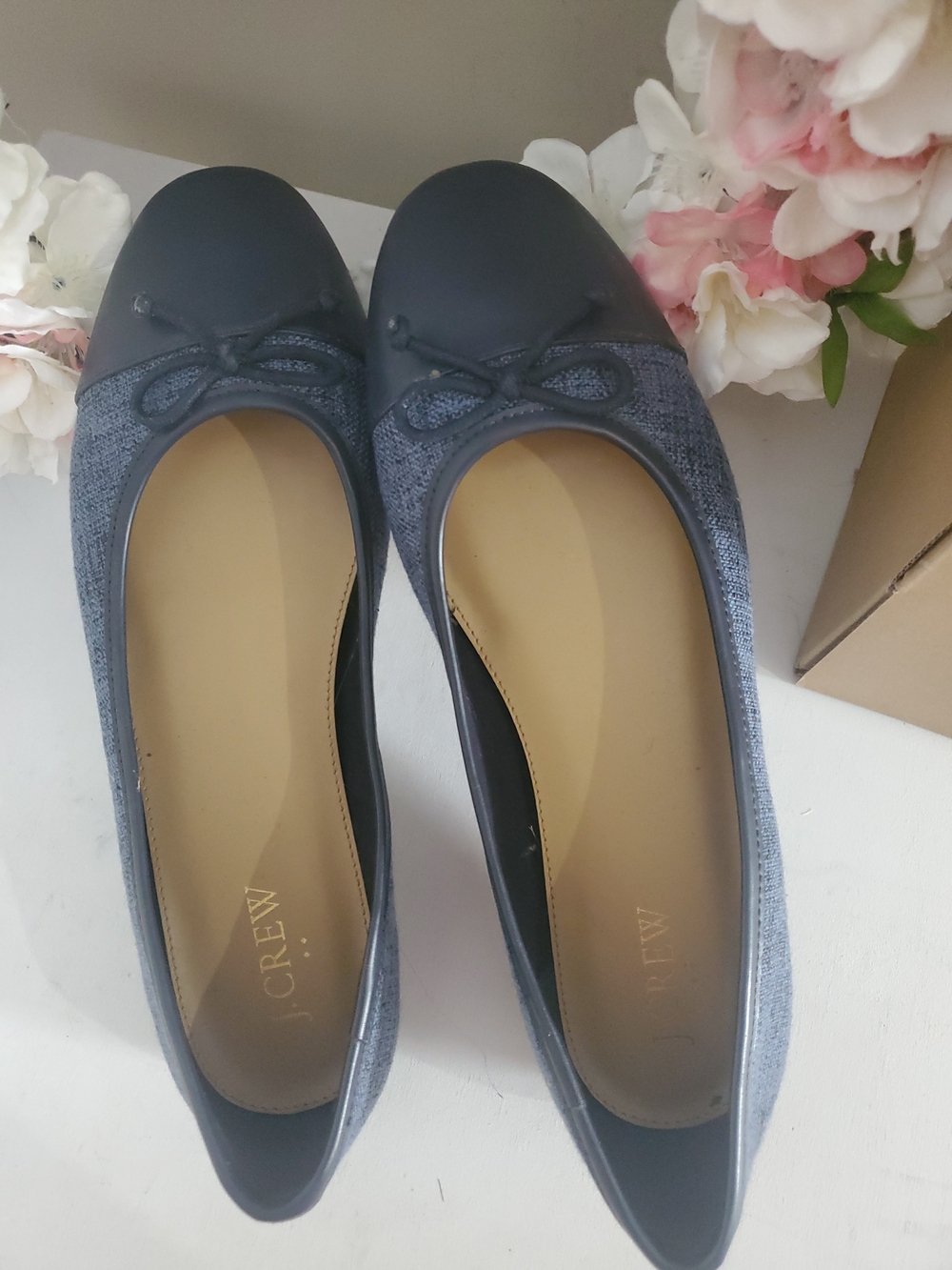 J. Crew Navy Ballet Flats for Women